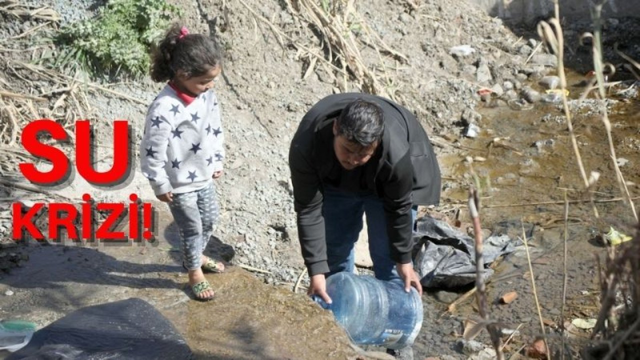 Hatay'da su krizi devam ediyor! Kişi başına günlük yarım litre su düşüyor